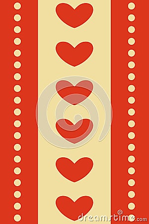 Background with hearts, vertical background, creative background Stock Photo